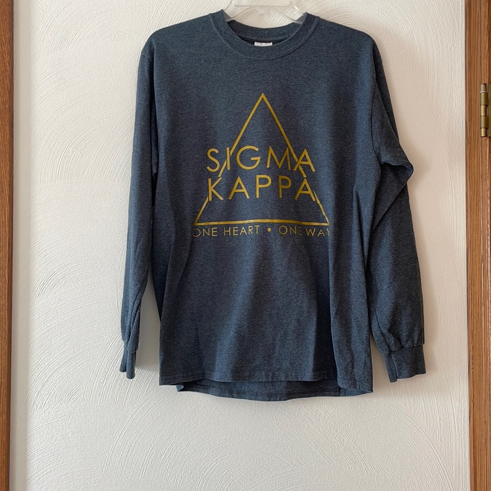 Sigma Kappa Gray Long Sleeve Shirt